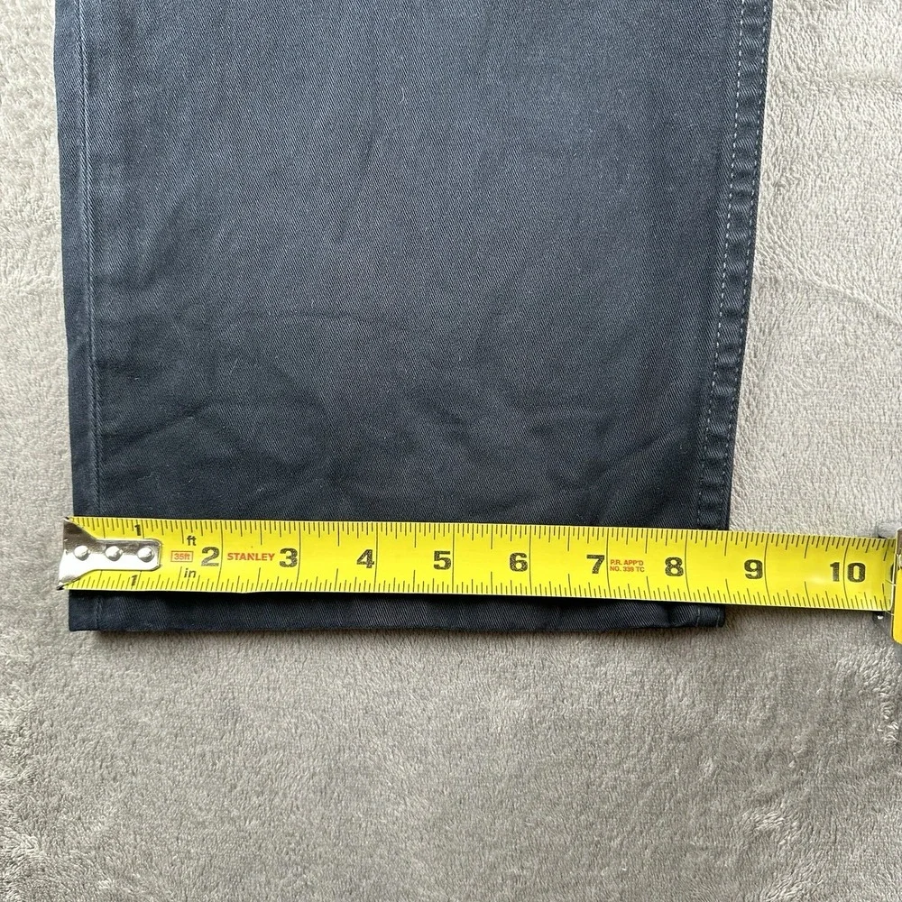 Tommy Bahama Men's Pants 36x32 Black Cotton Stretch Casual Chino Straight Leg‎